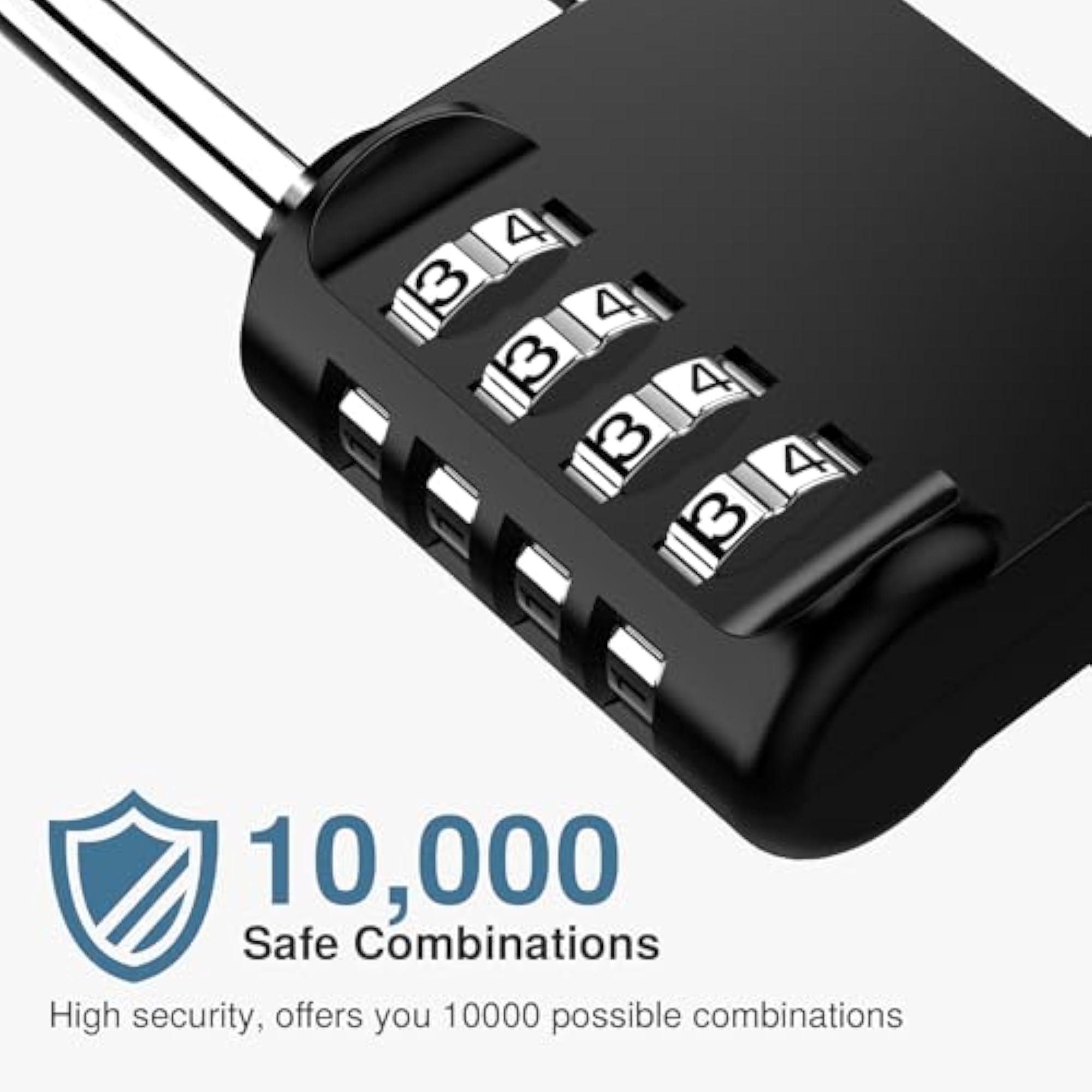 1 Pack Combination Lock 4 Digit Padlock, Travel Security
